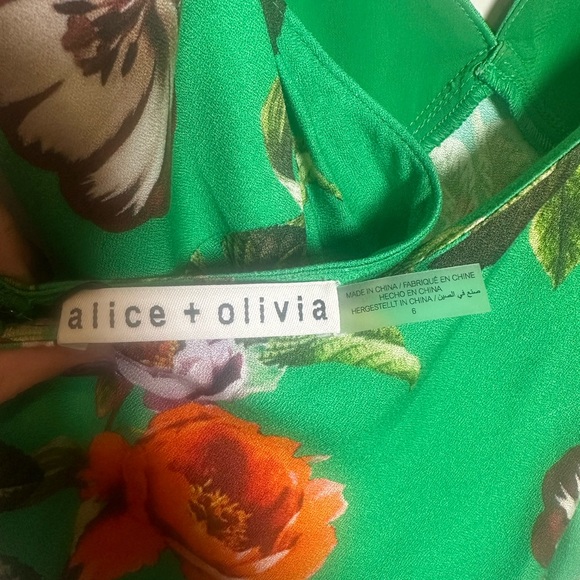 NWT! Alice + Olivia Loma Maxi Dress in Hamptons Floral open back. Women’s 6 - Picture 7 of 11